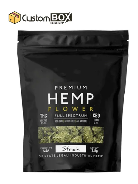 Custom CBD Flower Packaging — custom printed packaging by Custom Box Printing