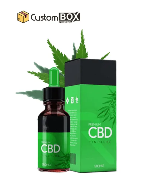 Custom CBD Tincture Boxes — custom printed packaging from Custom Box Printing
