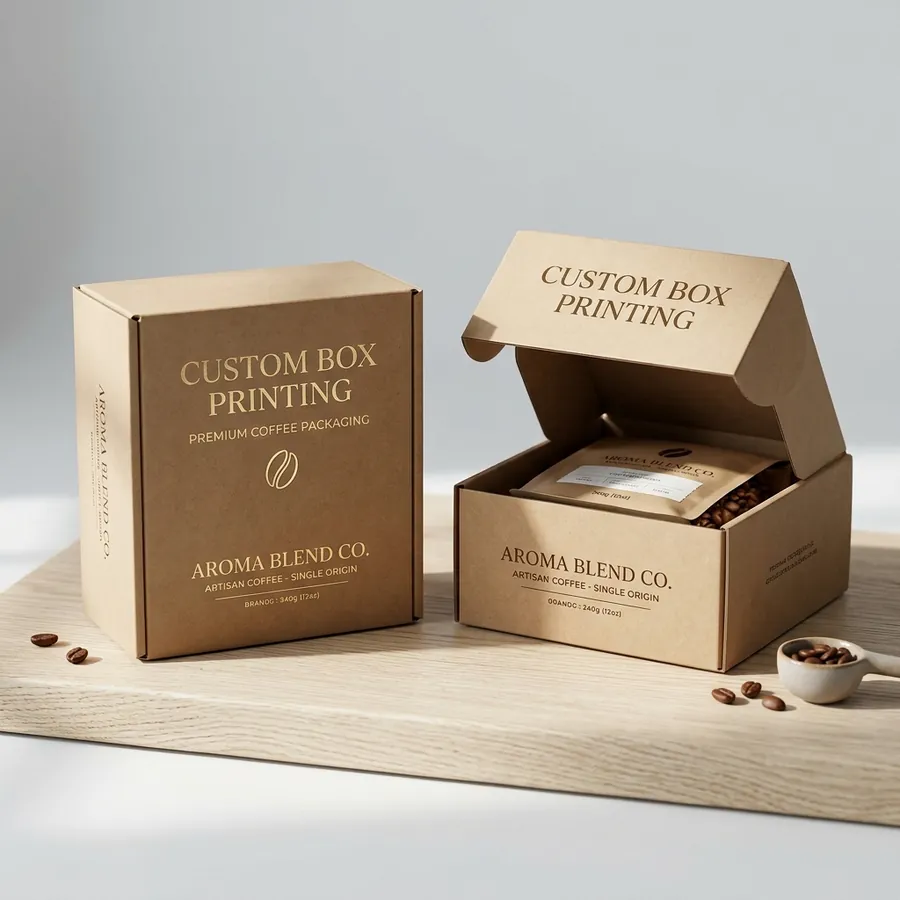 Custom Coffee Boxes — custom printed packaging from Custom Box Printing