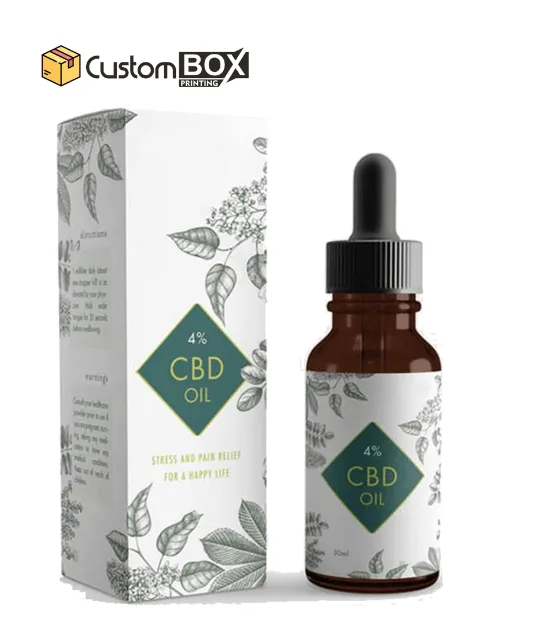 Custom Hemp Oil Boxes — custom printed packaging from Custom Box Printing