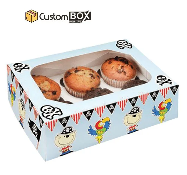 Custom Muffin Boxes — custom printed packaging from Custom Box Printing