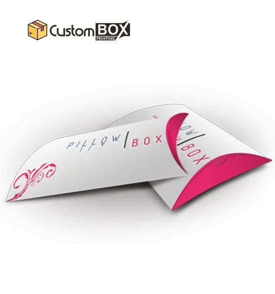 Custom Pillow Boxes — custom printed packaging from Custom Box Printing