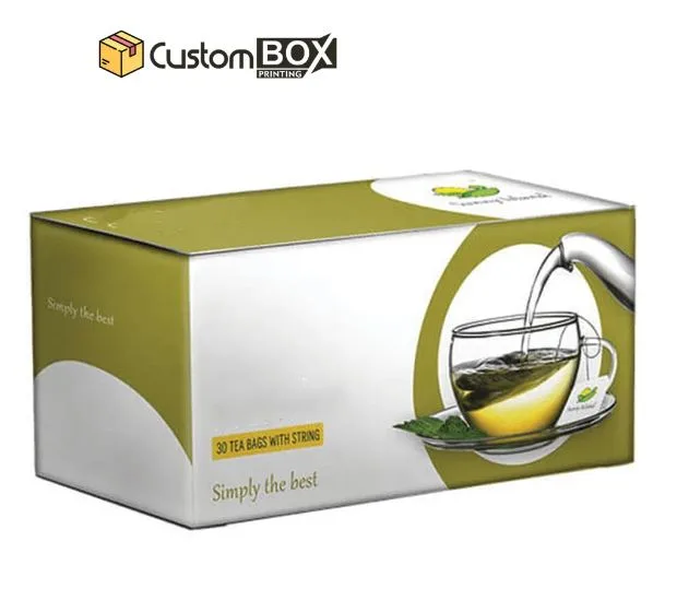 Custom Tea Boxes — custom printed packaging by Custom Box Printing