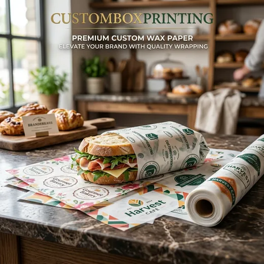 Custom Wax Paper — view 2